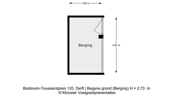 Plattegrond - Bosboom-Toussaintplein 120, 2624 DJ Delft - Begane grond (Berging).jpeg